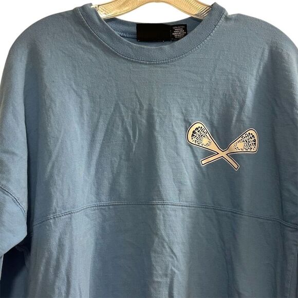 Pennant Lacrosse Spirit Jersey Unisex Small Blue Long Sleeve Crew Neck - Picture 2 of 11